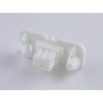 Conn Housing F 6 POS 4.2mm Crimp ST Panel Mount Natural Mini-Fit® BMI Bag