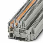 PHOENIX CONTACT-3210871 Blocs de raccordement de terminaux Conn Double-Level Terminal Block F 4 POS T DIN Rail 22A