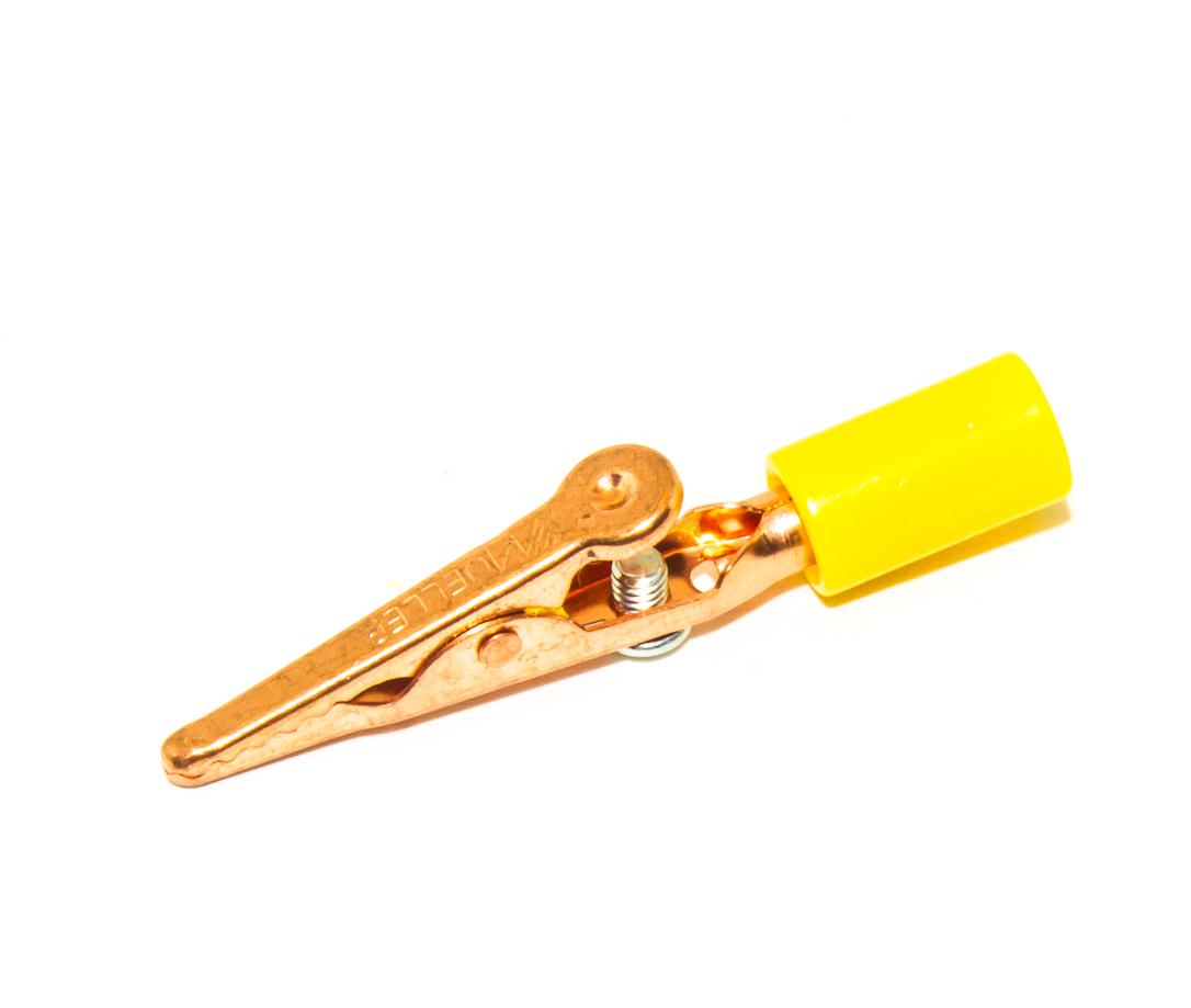 Mueller Electric-BU-60CHS-4 Equipo de prueba electrónico del conector Conn Alligator Clip 1 POS Crimp/Solder ST 1 Port