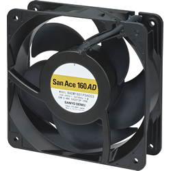SANYO DENKI-9ADW1601H5HT01 Sopladores y ventiladores AC Fan Axial Ball Bearing 100V to 240V 90V to 264V 290CFM 58dB 160 X 160 X 51mm Sensor Box