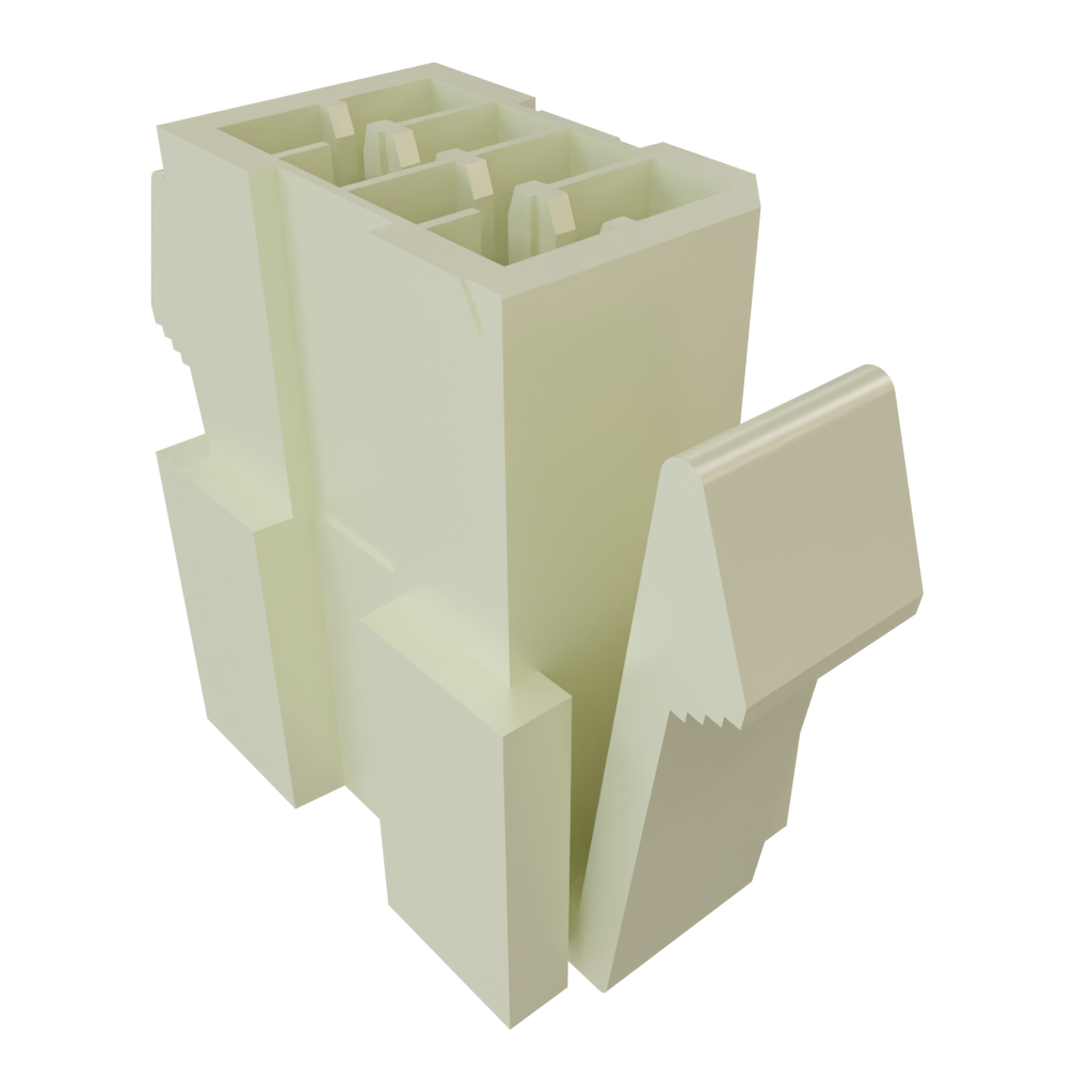 Samtec-IPR1-04-D Custodia filo connettore dedicato Conn Housing PL 8 POS 2.54mm Crimp ST Panel Mount