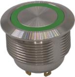 Littelfuse-ATPS22SL0000M0SA04G Switch Push Button Switch Push Button N.O. SPST Flat Round Button 2A 36VDC Momentary Panel Mount/Through Hole Solder Lug Box