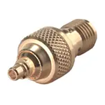 Conn MMCX-SMA Adapter 0Hz to 6GHz 50Ohm ST PL/RCP Gold Single