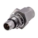 Conn BMA-SMA Adapter 0Hz to 18GHz 50Ohm ST Panel Mount PL/PL Gold Single