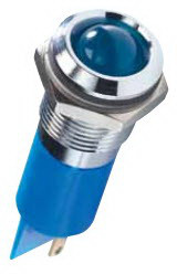 Apem Components-Q14P1BXXG24E Panel Mount Indicators LED Panel Mount Indicator Uni-Color Green 60mcd 2-Pin