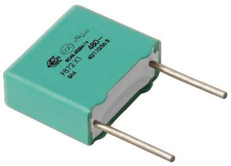 KEMET Corporation-F872BB153J480C Kondensator, Kunststofffilm Cap Film Suppression X1 0.015uF 1000VDC/480VAC PP 5%( 18 X 4 X 10mm) Radial Plastic Rectangular Can 15mm 110°C Bulk