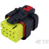 TE Connectivity-776532-3 Connector Discrete Wire Housing Conn Housing PL 8 POS 4.5mm Crimp ST Cable Mount Black Tube