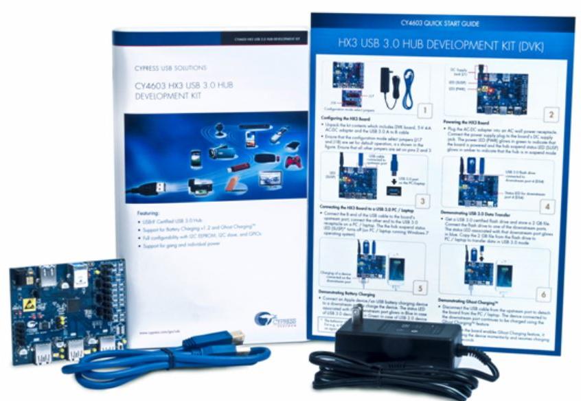 Infineon Technologies AG-CY4603 Kits et outils de développement CYUSB3314-88LTXC USB Interface IC Development Kit