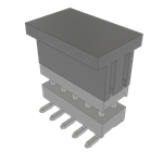 Conn Board Stacker HDR 10 POS 2mm Solder ST Top Entry SMD T/R
