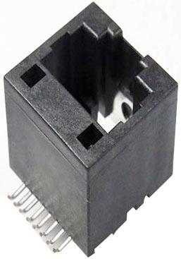 Abracon-ARJ268-359976 Connector Telephone and Telecom Conn RJ-45 RCP 8 POS 1.27mm Solder ST SMD 8 Terminal 1 Port