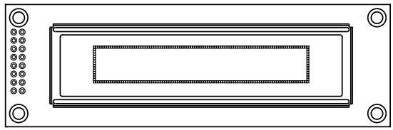 Vishay-OLED-100H016F-GPP5N00000 OLED-Module OLED Module 100x16Pixels Blue/Green/Red/Yellow/White OLED Display Graphic Display Parallel/ SPI(Option) Interface 5V 16-Pin