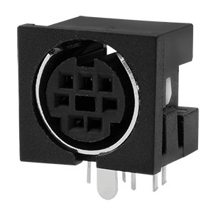 Same Sky (formerly CUI Devices)-MD-70S Conector circular Conn Circular DIN SKT 7 POS Solder RA Thru-Hole 7 Terminal 1 Port