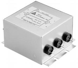 Delta Electronics-20TDHG6 Power Line Filters Power Line Filter 50Hz/60Hz 20A 250VAC Quick Connect Flange Mount