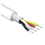 Multi-Conductor Cable Spiral High Density Polyethylene 4Conductors 32AWG 2.65mm 150V White Thermoplastic Polyurethane