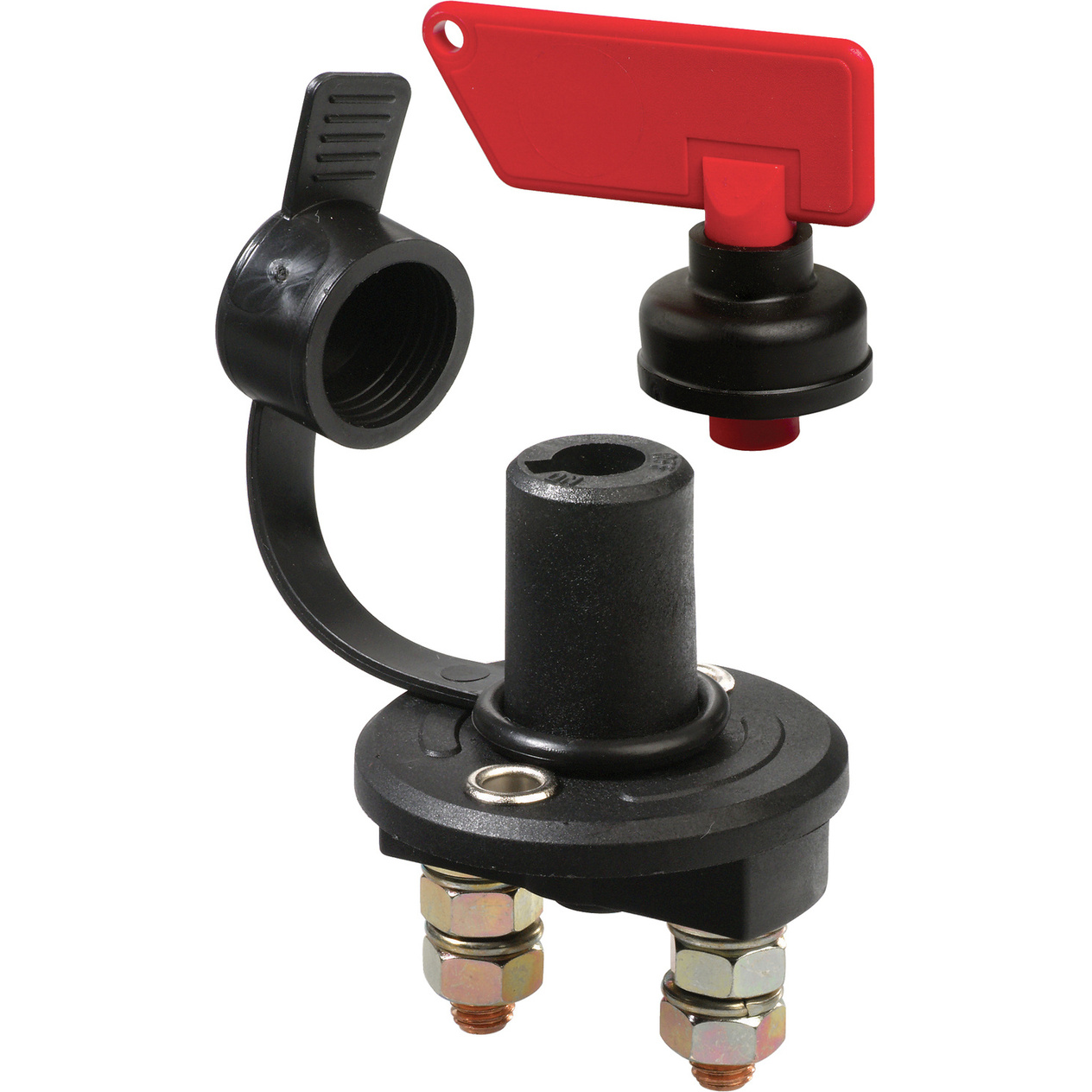 Littelfuse-08099000 Conmutador, Otro Battery Disconnect Switches 100-150A - SPST - Up4X/Ip43 - M8-M10 Studs - Compact