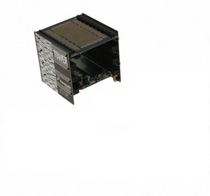 NXP Semiconductors-TWR-S08LL64 Sistema integrato, schede e kit di sviluppo MC9S08LL64 Microcontroller Tower System Kit 0.032768MHz CPU 4KB RAM 64KB Flash