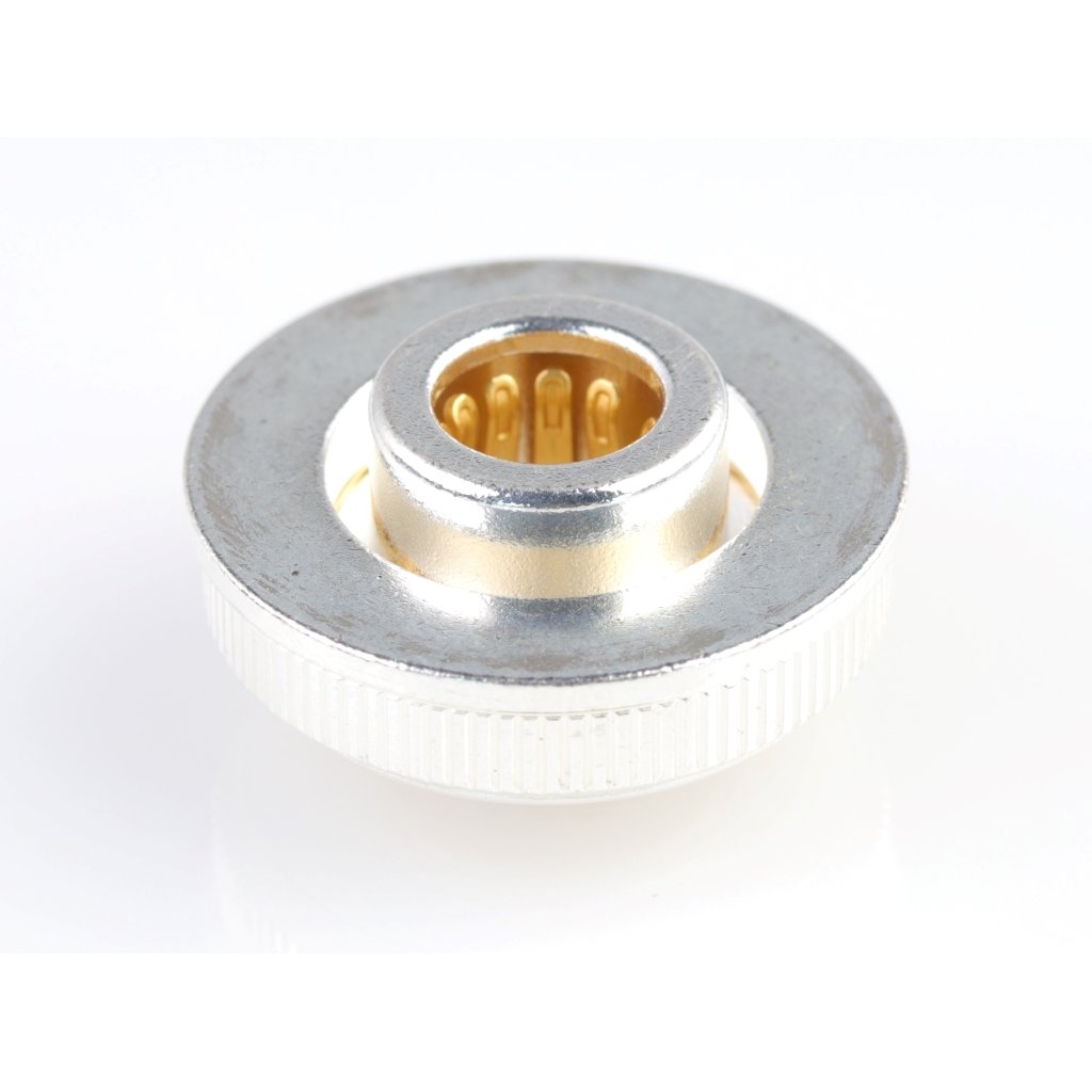 Molex-2043130006 Steckverbinder Sentrality 6.00mm Top-entry, Knurled Press-fit Socket Assembly with +/-1.00mm Self-alignment Capability in Tray