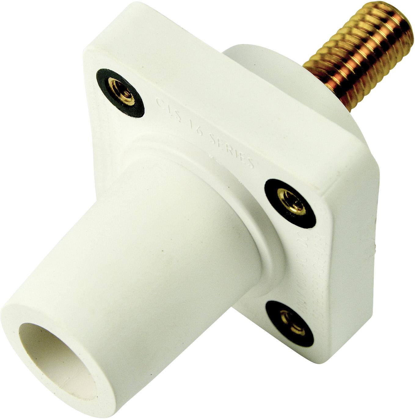 Marinco-CLS40FRSB-B Steckverbinder CLS Series Panel Mount (400A / 600V) 1.125 Threaded Stud Female - White (B)