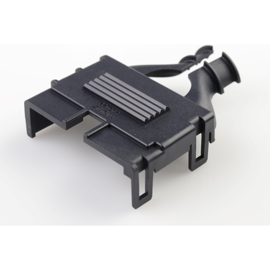 Molex-2001220012 Adaptateurs pour manchons thermorétractables Backshell 180° Nylon