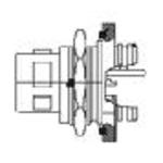 Conn Circular SKT 37 POS Solder Cup ST Jam Nut 37 Terminal 1 Port