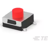 TE Connectivity-4-1437565-3 Tastschalter Switch Tactile OFF (ON) SPST Round Button Gull Wing 0.05A 24VDC 2.55N SMD T/R