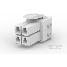 TE Connectivity-177900-1 Einzeladersteckverbinder, Gehäuse Conn Housing PL 4 POS 3.96mm Crimp ST Cable Mount Natural Bag