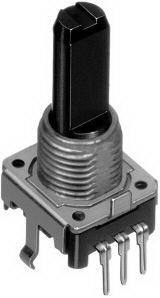 ALPS Electric-EC12E2430804 Encoder meccanico Mechanical Encoder Rotary Incremental Flat 0.025N.m Straight Quadrature Digital Square Wave 24PPR Through Hole PC Pin