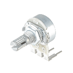 16.5 mm, Horizontal, Linear, 10 kO, Through Hole, Knurled Shaft Single Section Rotary Potentiometer