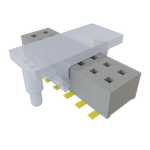 Conn Socket Strip SKT 16 POS 1.27mm Solder ST Top Entry SMD TIGER CLAW™ Tray