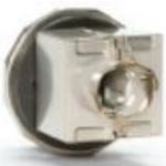 Conn RJ-45 RCP 8 POS ST Panel Mount 8 Terminal 1 Port Individual Cat 5e