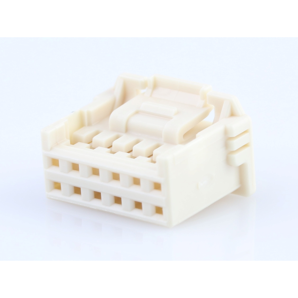 Molex-5016461200 Connector Discrete Wire Housing Conn Housing F 12 POS 2mm Crimp ST Cable Mount Natural iGrid™ Bag