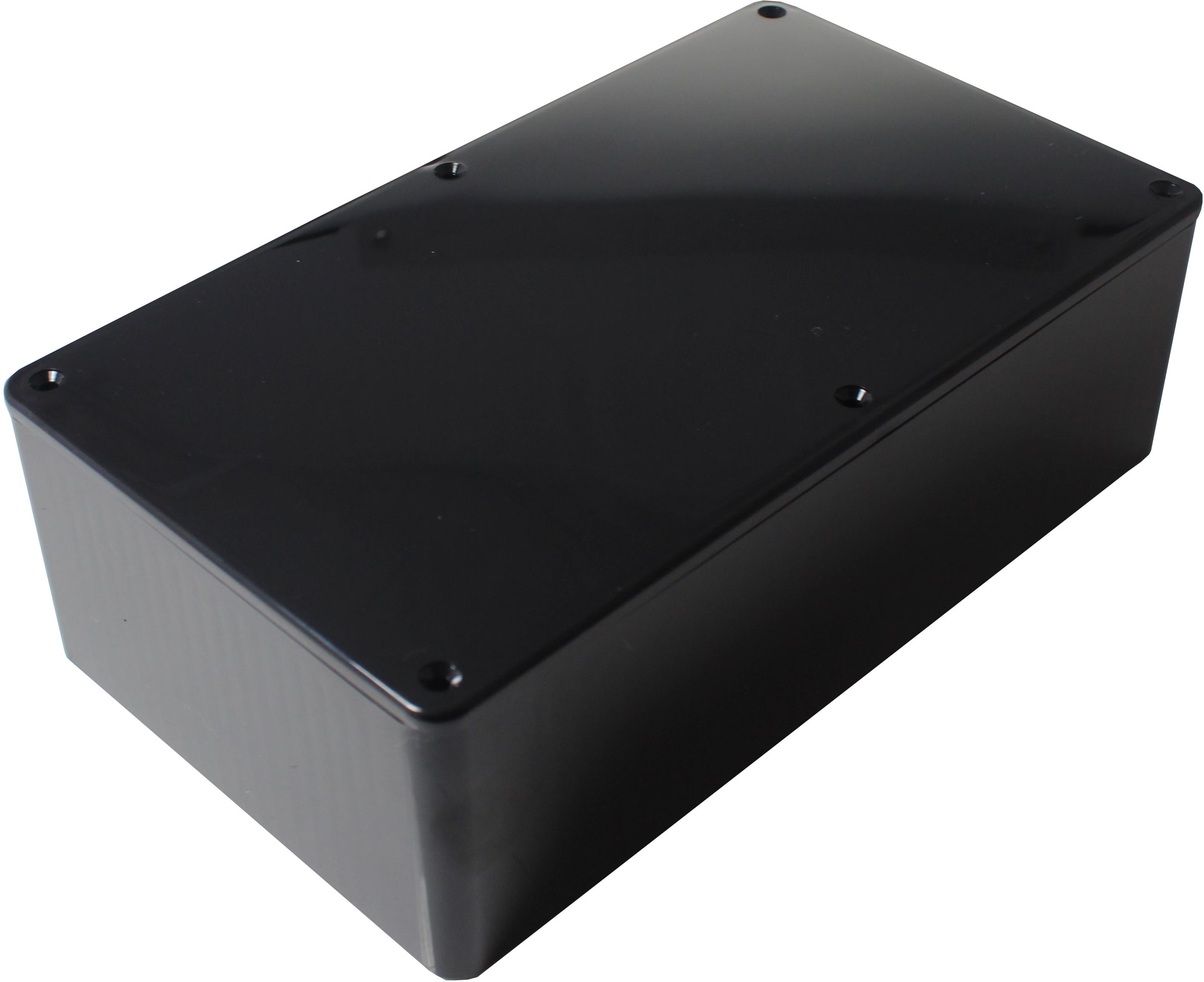 CamdenBoss Ltd-BIM2006/16-BLK/BLK Kästen, Gehäuse und Gestelle Black Acrylonitrile Butadiene Styrene Wall Mount Universal Enclosure