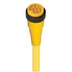 Mini 1-1/8 Inch Round Plug Connector Single Ended Cordsets