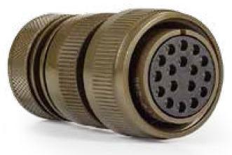 ITT Cannon-CA3106E24-10S-B-F80 Connector Circular Conn Circular SKT 7 POS Crimp ST Cable Mount 7 Terminal 1 Port