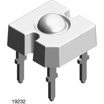 Vishay-TLWR7600 LED LED Uni-Color Red 626nm Automotive AEC-Q101 4-Pin TELUX Tube