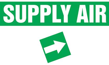 Panduit-PPMA48WGD Etiquetas Labels Duct Marker Dura-Polyester Vinyl Green/White 304.8x63.5mm