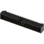 Conn Shrouded Header (4 Sides) HDR 40 POS 2.54mm Solder ST Top Entry Thru-Hole C-Grid Tray