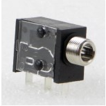 Switchcraft-35RAPC2AV Connettore audio e video Conn 3.5MM Mono Jack F 3 POS Solder RA Thru-Hole 3 Terminal 1 Port