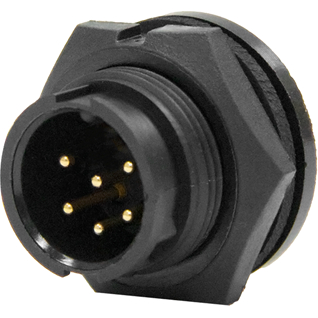 Conxall-7280-6PG-300 Steckverbinder, rund Conn Circular PIN 6 POS Crimp ST Panel Mount 6 Terminal 1 Port Bulk