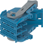 60 Way F DUO-TWIN 0.64 Unsealed Connector Blue