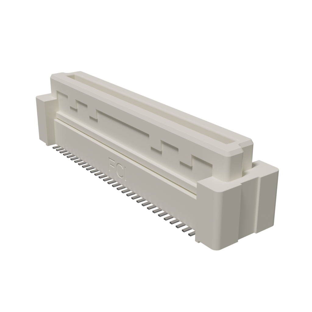 Amphenol Communications Solutions-61082-062420LF Piastre connettori e prese PCB BergStak® 0.80mm Pitch, Receptacle, Vertical, Double Row, 60 Positions