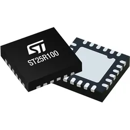 STMicroelectronics-ST25R100-CMET NFC/RFID-Lese- und -Schreibgerät NFC/RFID Read/Write 13.56MHz 24-Pin UFQFPN EP T/R