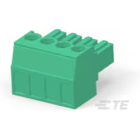 TE Connectivity-284507-4 Steckverbinder, Klemmenblöcke Conn Eurostyle Block PL 4 POS 3.81mm Solder RA Cable Mount 11A/Contact
