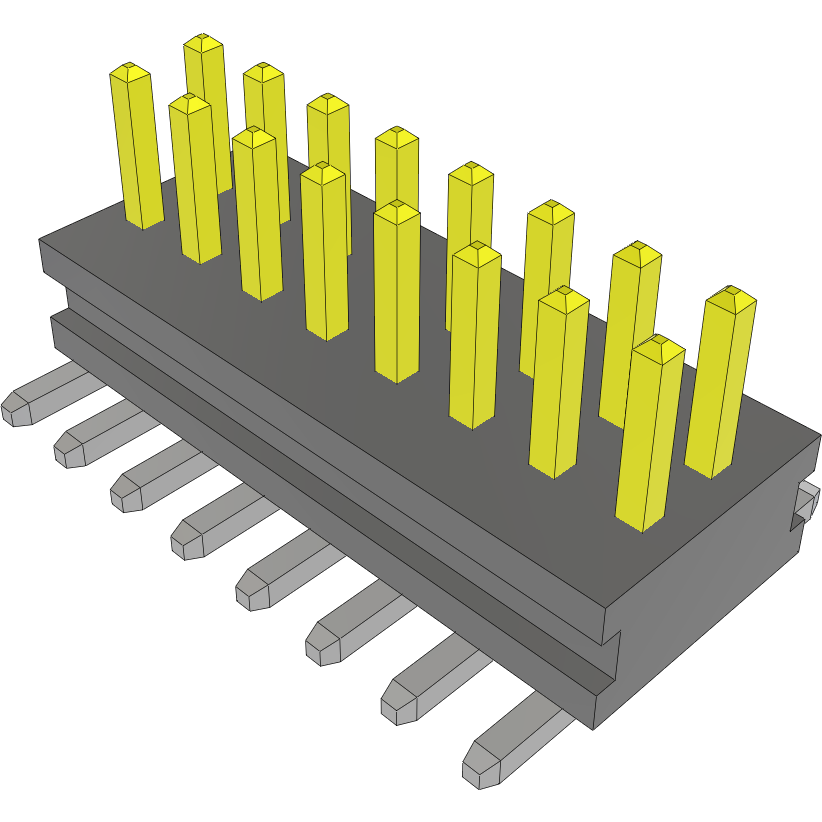 Samtec-FTMH-108-02-L-DV Steckverbinderleisten und Leiterplattenbuchsen Conn Unshrouded Header HDR 16 POS 1mm Solder ST Top Entry SMD Tube