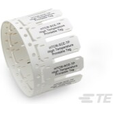 TE Connectivity-HTCM-SCE-TP-1/4-4H-9 Marcatori dei cavi Cable Markers Printable Tie Cross-Linked Fluoropolymer White