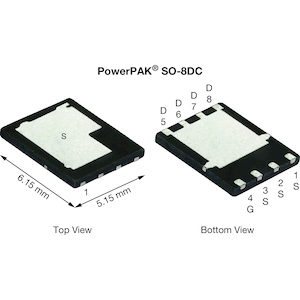 Vishay-SIDR668ADP-T1-RE3 MOSFETs Trans MOSFET N-CH 100V 104A 8-Pin PowerPAK SO-DC EP T/R