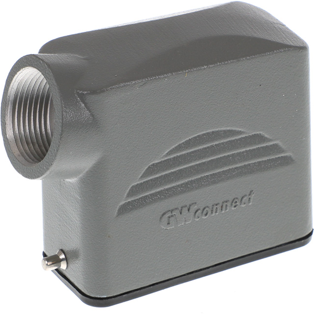 Molex-7810.4573.0 Schrumpfbalgenadapter Hood 90° 10 Shell Size Polyester Powder Die Cast Aluminum GWconnect®