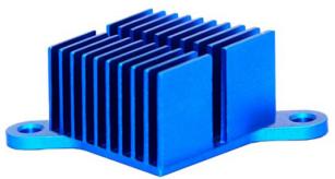 Advanced Thermal Solutions-ATS-07H-65-C1-R0 Kühlkörper Heat Sink Passive Straight Screw Mount Aluminum 6063 7.27°C/W Blue Anodized