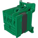 Hybrid Receptacle, 27 Circuits, Key 2, Light Green