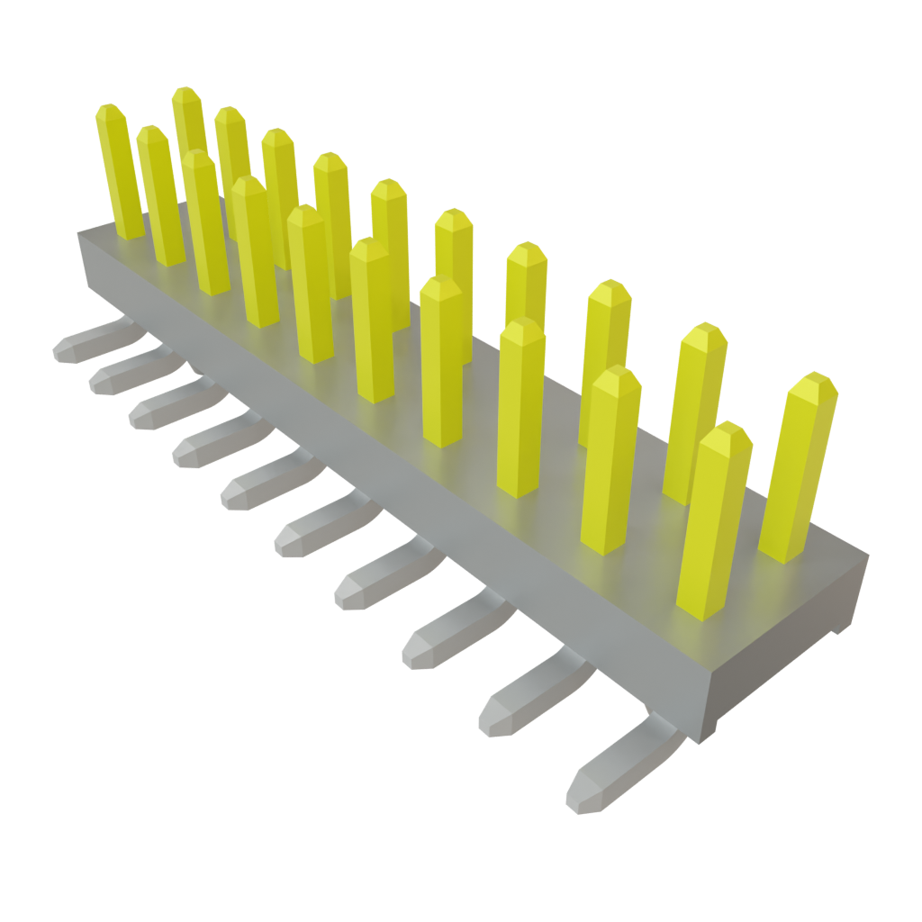 Samtec-TMM-110-01-L-D-SM-A Steckverbinderleisten und Leiterplattenbuchsen Conn Unshrouded Header HDR 20 POS 2mm Solder ST Top Entry SMD Tube